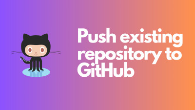 Push an existing repository from the command line